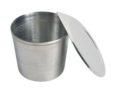 DISC-CRUCIBLE STAINLESS STEEL 50ML W/LID