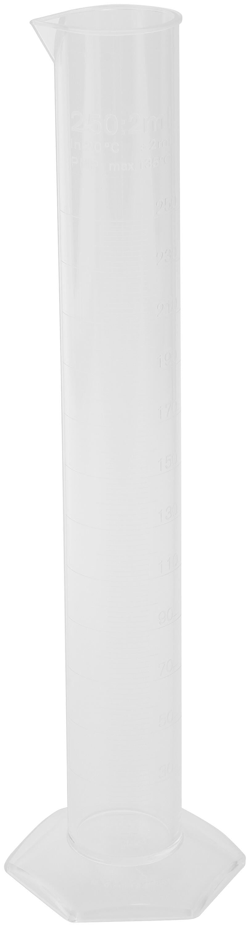 CYLINDER - MOLDED GRADUATED - PMP - 250ML