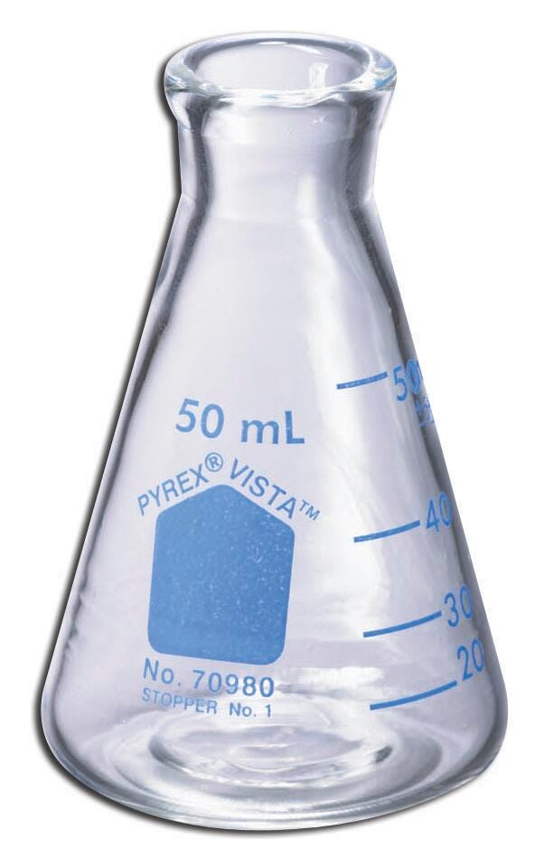 FLASK ERLENMEYER PYREX VISTA 250ML PK/24