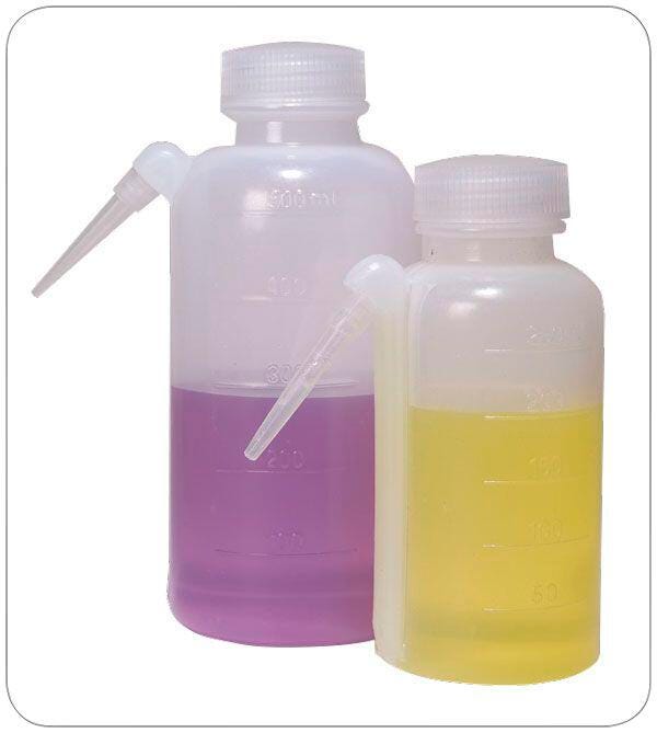 WASH BOTTLES UNITARY LDPE 125 ML
