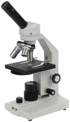 MICROSCOPE COMPOUND MONOCULAR C1028 W/CLIPS STAGE AND DISC DIAPH