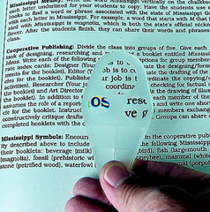 MAGNIFIER TRI-LENS 2X 6X 8X