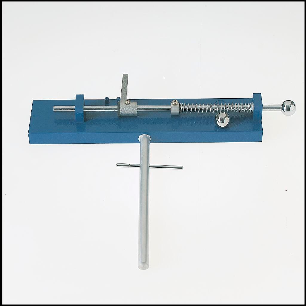 DISC-SECOND LAW OF MOTION APPARATUS