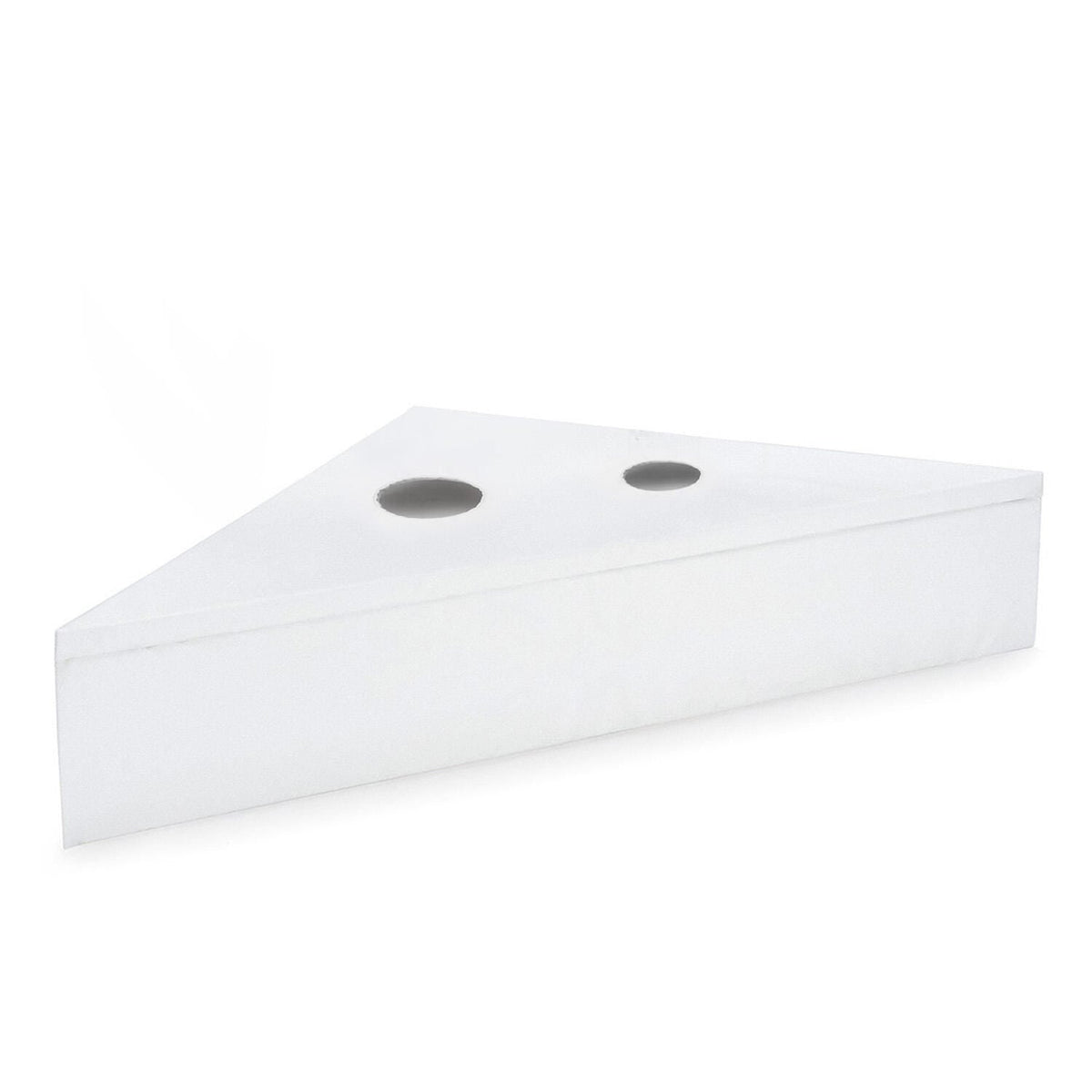 SNOEZELEN - TRIANGLE BUBBLE TUBE BASE - 57 W X 57 D X 15 H IN - 2 - SPECIFY HOLE SIZE - SPECIFY HOLE POSITION - SPECIFY COLOR