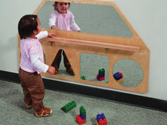 WALL MIRROR SHAPES WITH PULL-UP BAR
