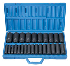 SOCKET SET 1/2IN 26PC DEEP METRIC MASTER GP1326MD