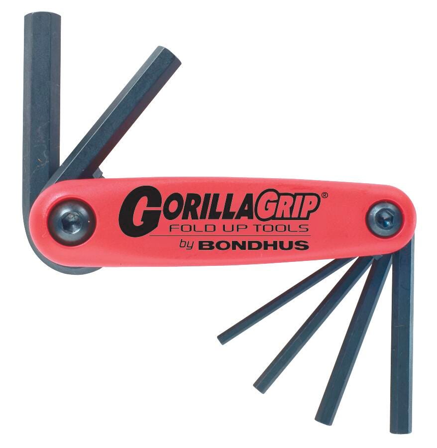 WRENCH FOLD UP GORILLA GRIP T STAR 8PC SET BH12634