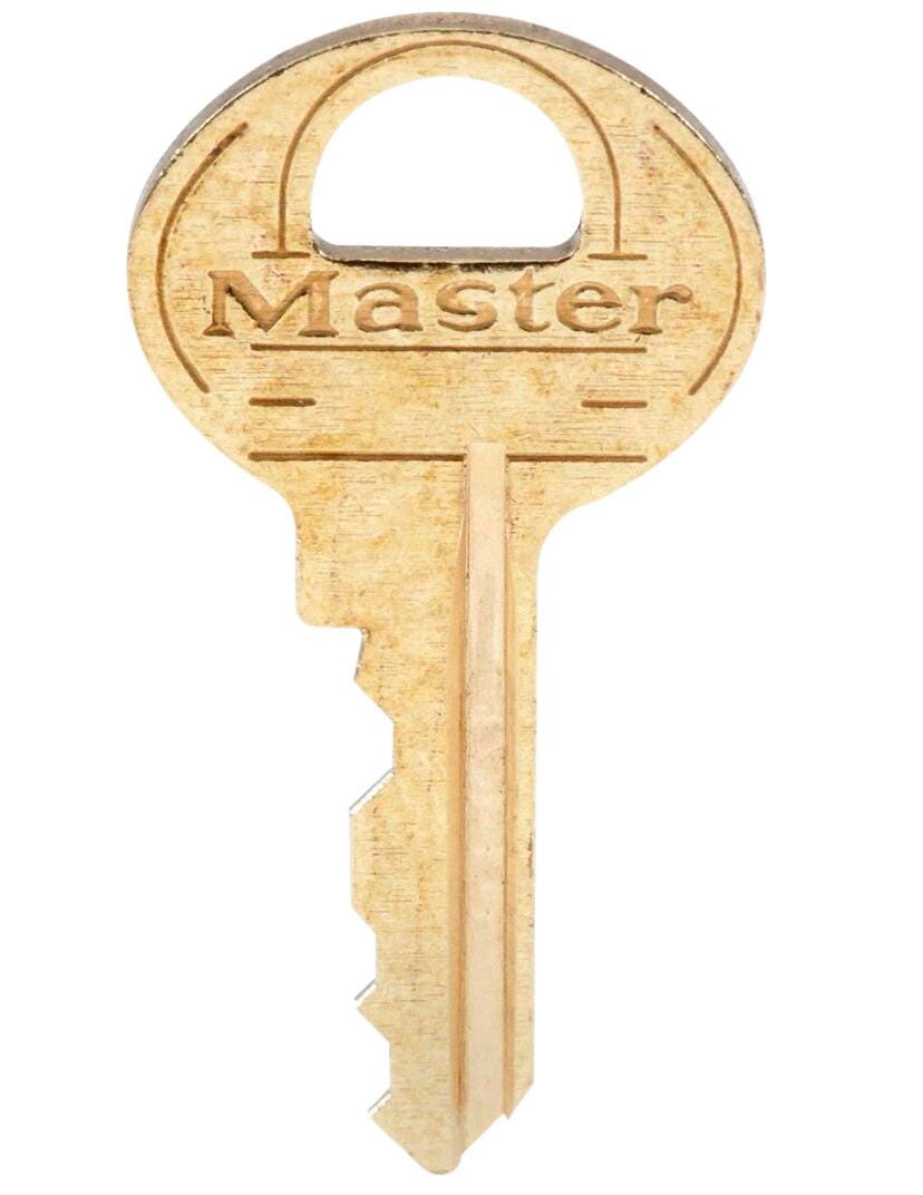 PADLOCK - MASTER LOCK 1525 SERIES MASTER CONTROL KEY - SPECIFY KEY SERIES