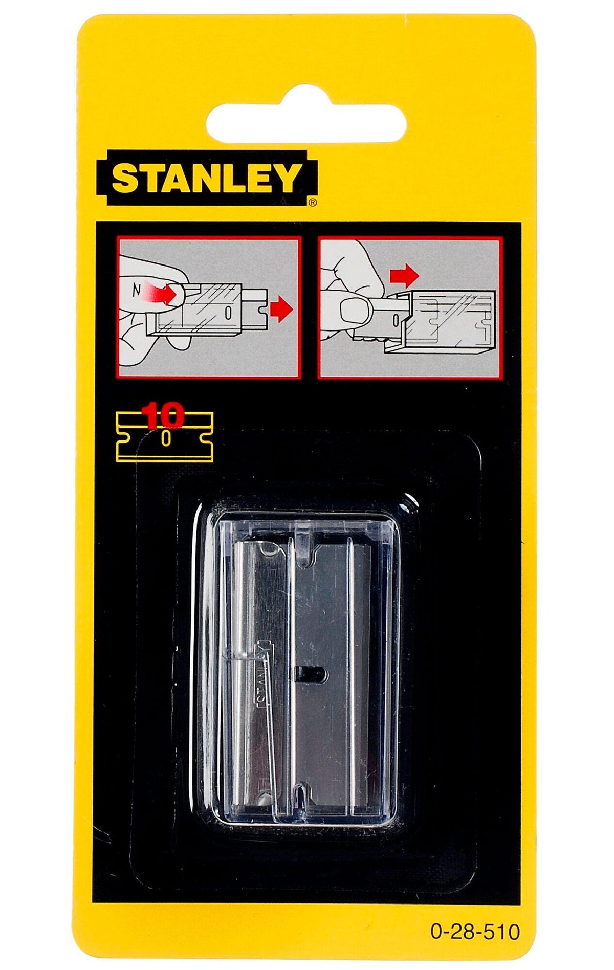 SINGLE EDGE RAZOR BLADE 10 PER PACK