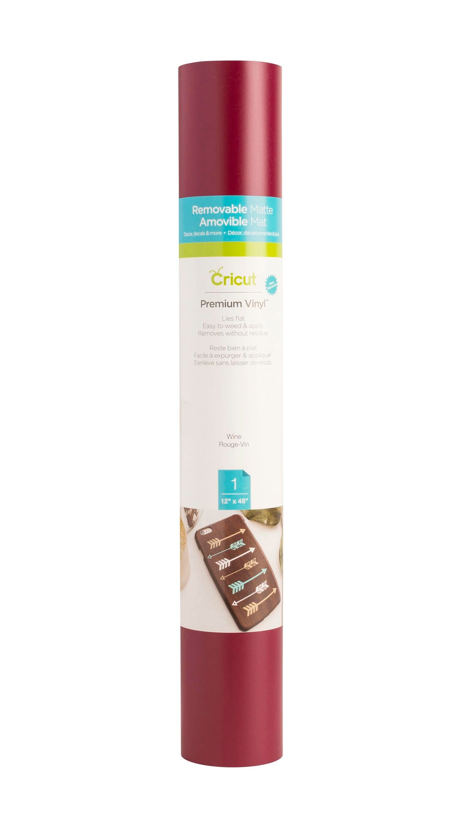 VINYL ADHESIVE CRICUT 12X48 IN WINE