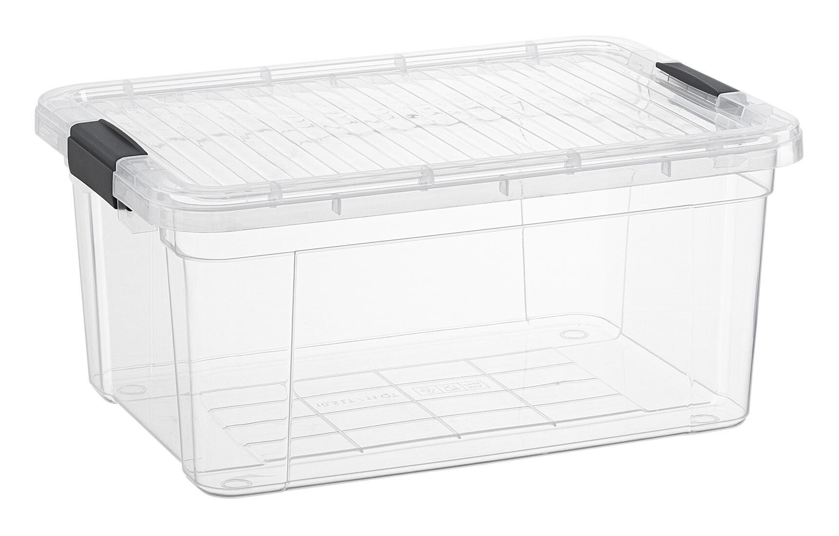 SUPERIO BRAND - CONTAINER STORAGE DEEP - 11 QT - 10.5 L - CLEAR