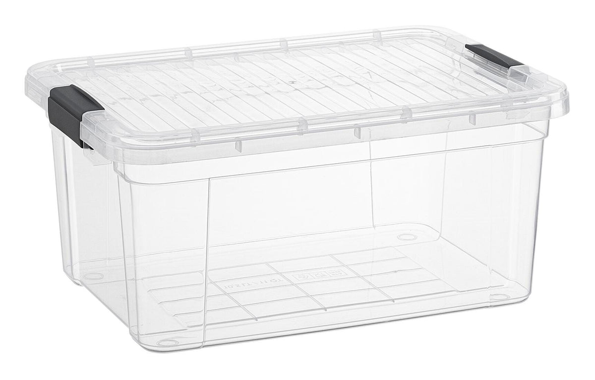 SUPERIO BRAND - CONTAINER STORAGE DEEP - 36 QT - 34 L - CLEAR