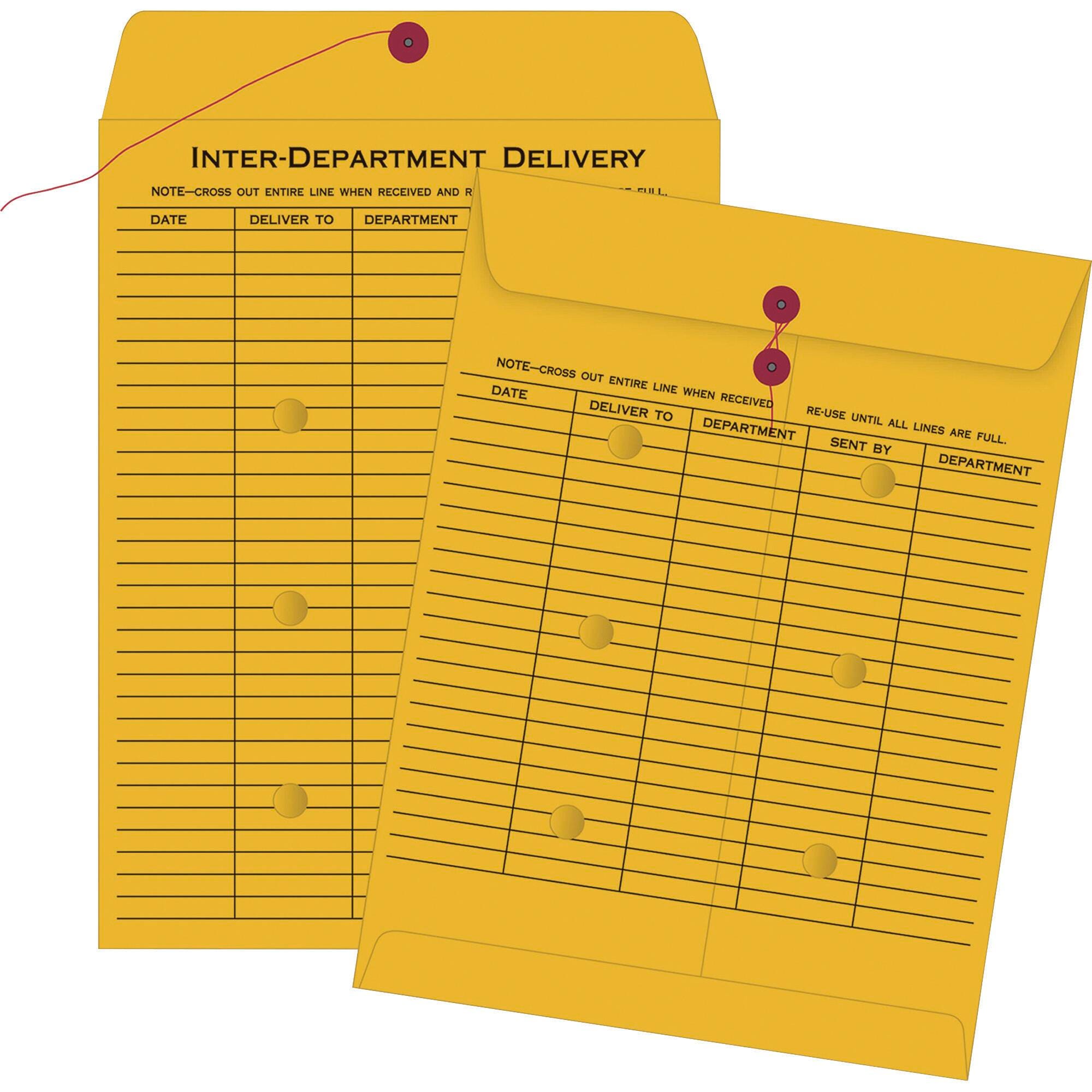 ENVELOPE INTERDEPARTMENT 10X13 IN QUA63561 BX OF 100