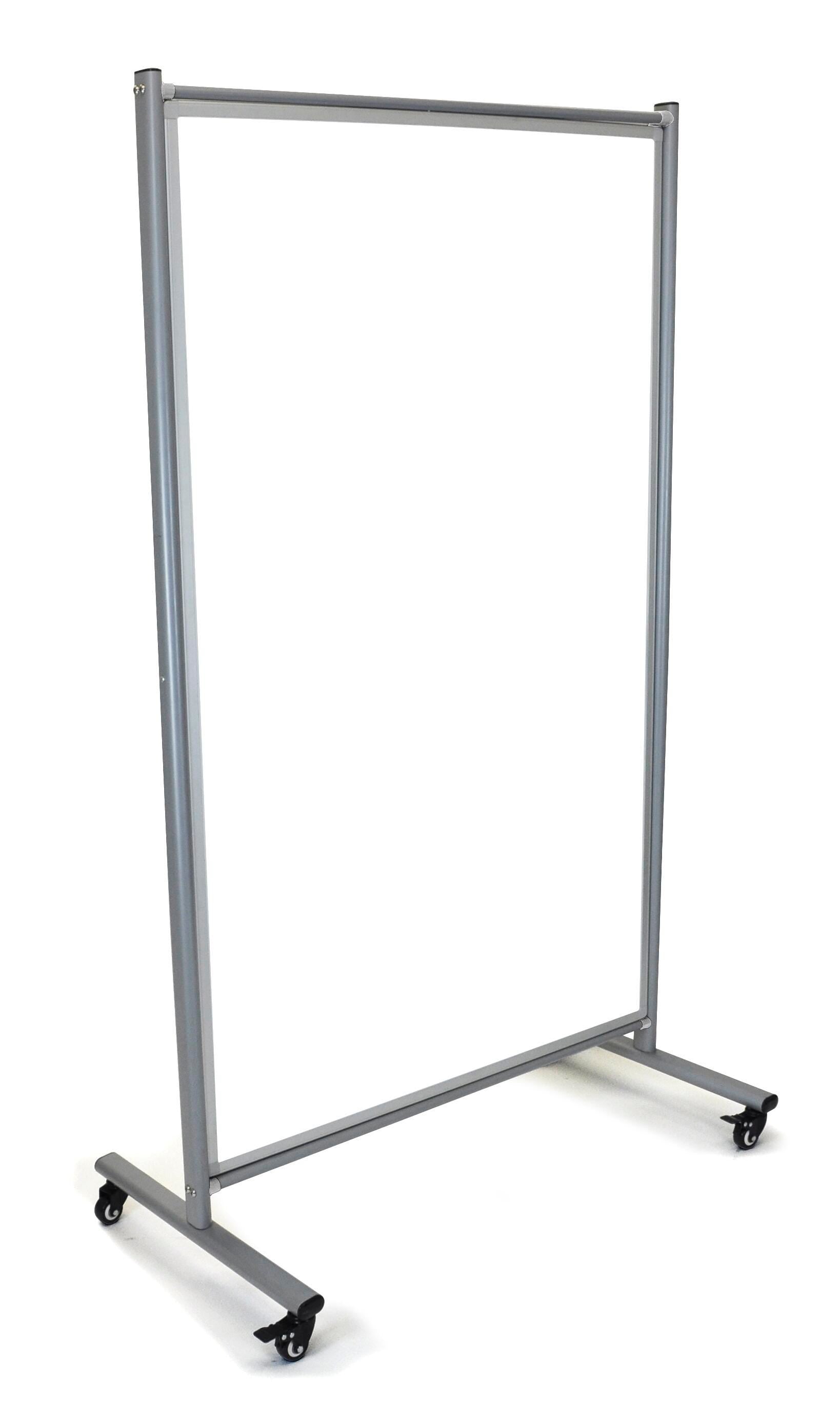 WHITEBOARD MOBILE ROOM DIVIDER 40IN X 75 IN