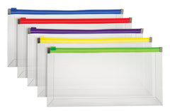 ENVELOPE POLY ZIP CHECK SIZE ASST PACK OF 5