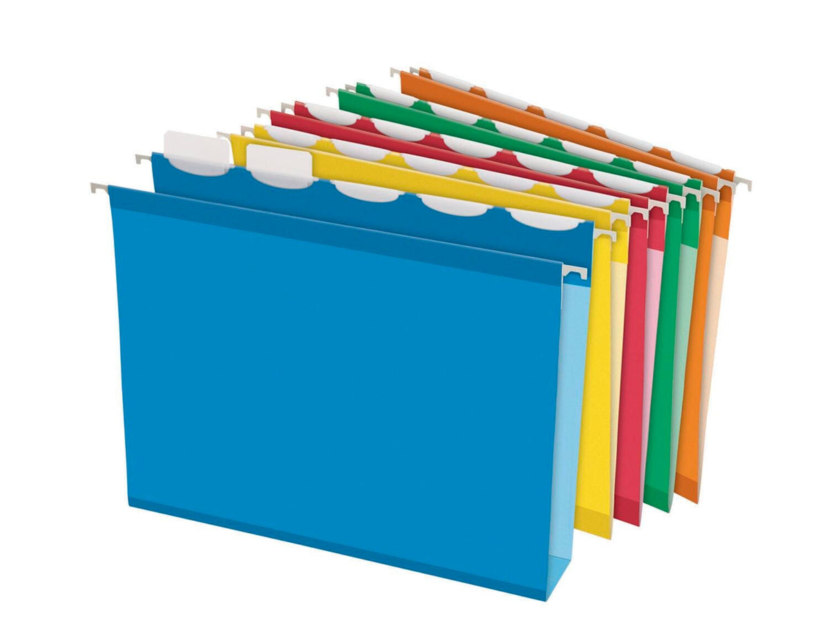 FOLDER FILE HANGING READY-TAB 2 IN EXP LTR 1/5 CUT ASST SET OF 20