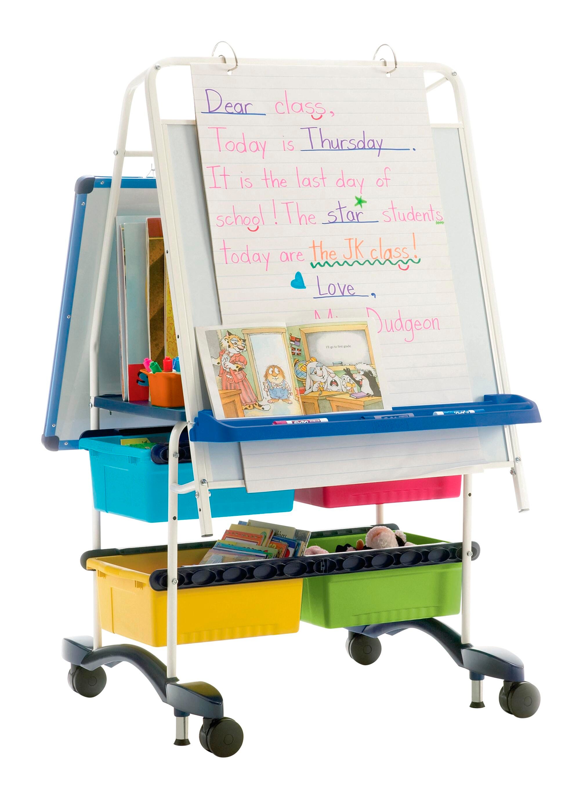 ROYAL READING WRITING CENTER WITH VIBRANT TUB COMBO AND LIDS