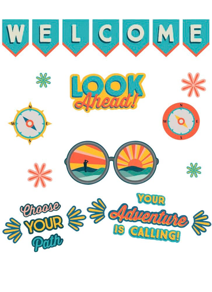 BULLETIN BOARD SET WELCOME ADVENTURER
