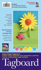 TAGBOARD BRIGHT PACON 9X12 100 SHTS