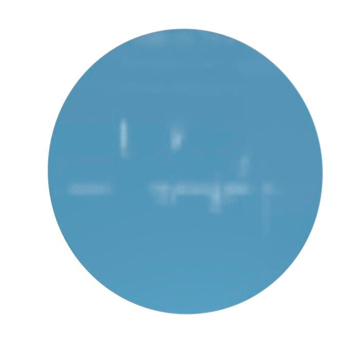 GLASSBOARD - GHENT - CODA LOW PROFILE CIRCULAR GLASSBOARD - MAGNETIC - 48 IN DIAMETER - DENIM COLOR
