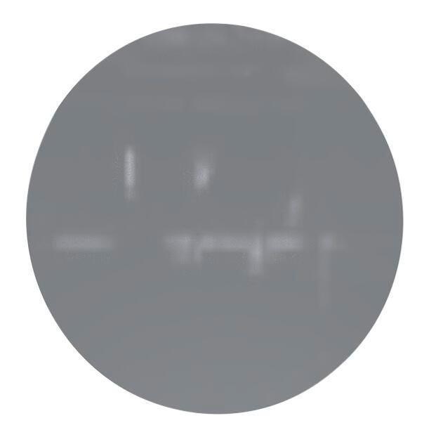 GLASSBOARD - GHENT - CODA LOW PROFILE CIRCULAR GLASSBOARD - MAGNETIC - 48 IN DIAMETER - SMOKE COLOR