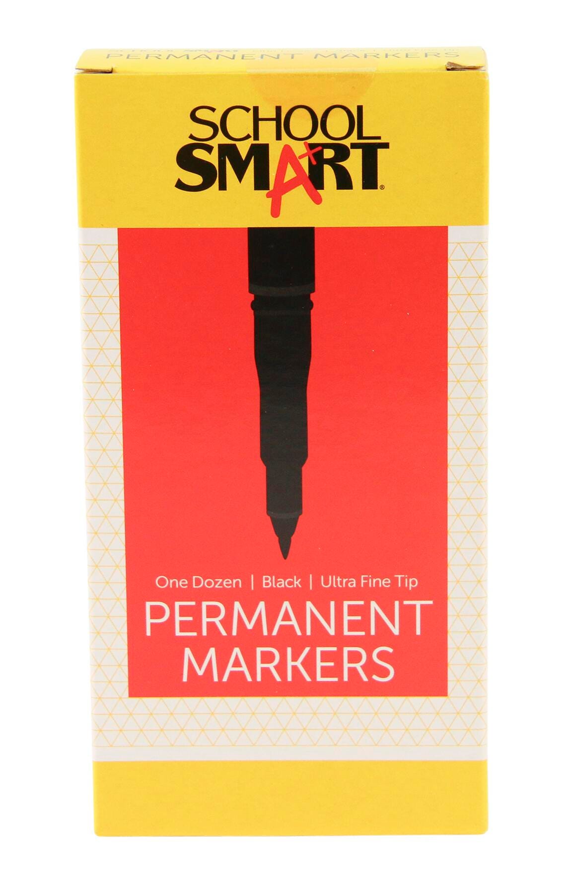 MARKER FINE LINE BLK ULTRA FINE PACK OF 12 - SCHOOL SMART