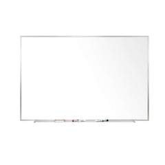 MARKERBOARD - GHENT - M1 PORCELAIN MAGNETIC WHITEBOARD - ALUMINUM FRAME - 3 H X 4 W FT
