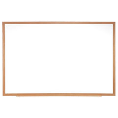 MARKERBOARD - GHENT - M1 PORCELAIN MAGNETIC WHITEBOARD - WOOD FRAME - 4 H X 10 W FT
