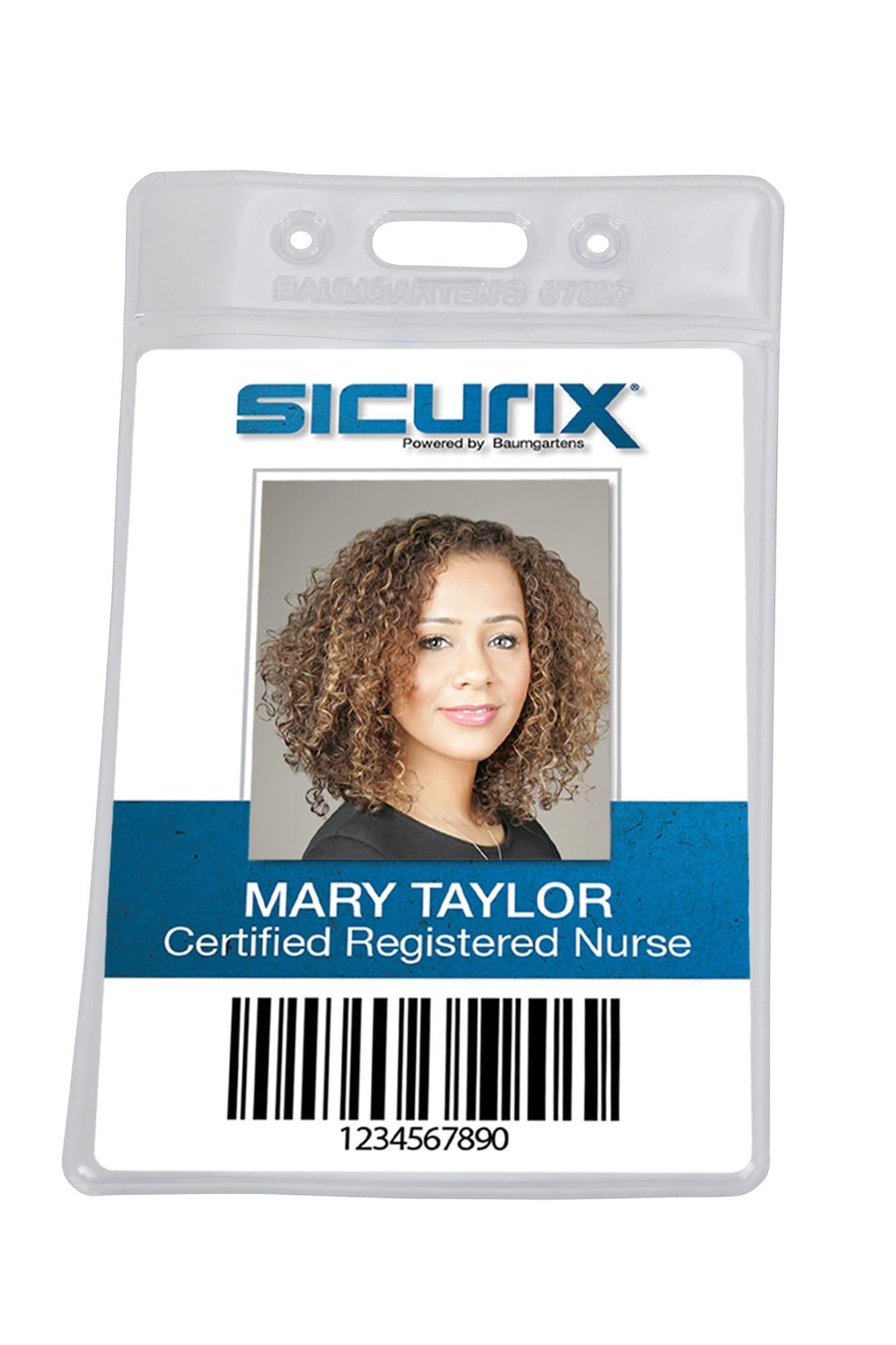 BADGE HOLDER VERTICAL PACK OF 50