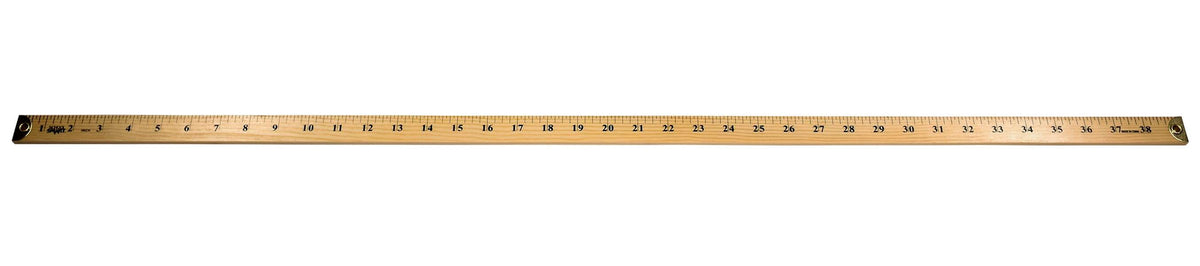 METERSTICK WOOD METAL END - SCHOOL SMART