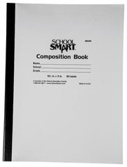 PAPER COMP BOOK 8X10.5 RED MARGIN 36 SHTS SCHOOL SMART