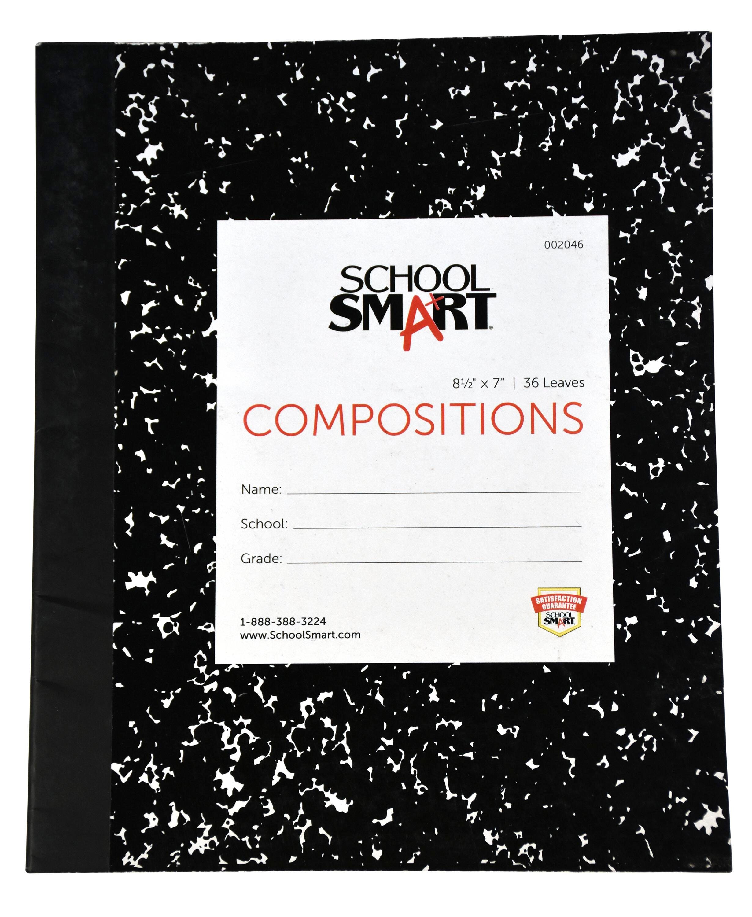 PAPER COMP BOOK SOFT 8.5X7 RULED SCHOOL SMART 36 SHTS