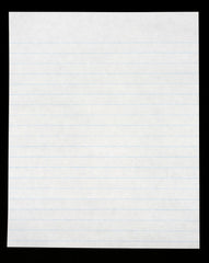 PAPER COMPOSITION 3/8 SW/RULE 7X8.5 WHT SCHOOL SMART REAM