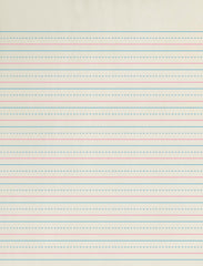 PAPER NEWSPRINT R+B 8X10.5 1/2IN RULED SW SCHOOL SMART REAM