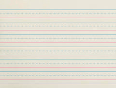 PAPER NEWSPRINT R+B 10.5X8 3/4IN RULED LW SCHOOL SMART REAM