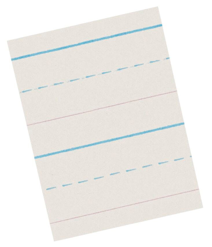 PAPER NEWSPRINT R+B 11X8.5 5/8IN RULED LW SCHOOL SMART REAM