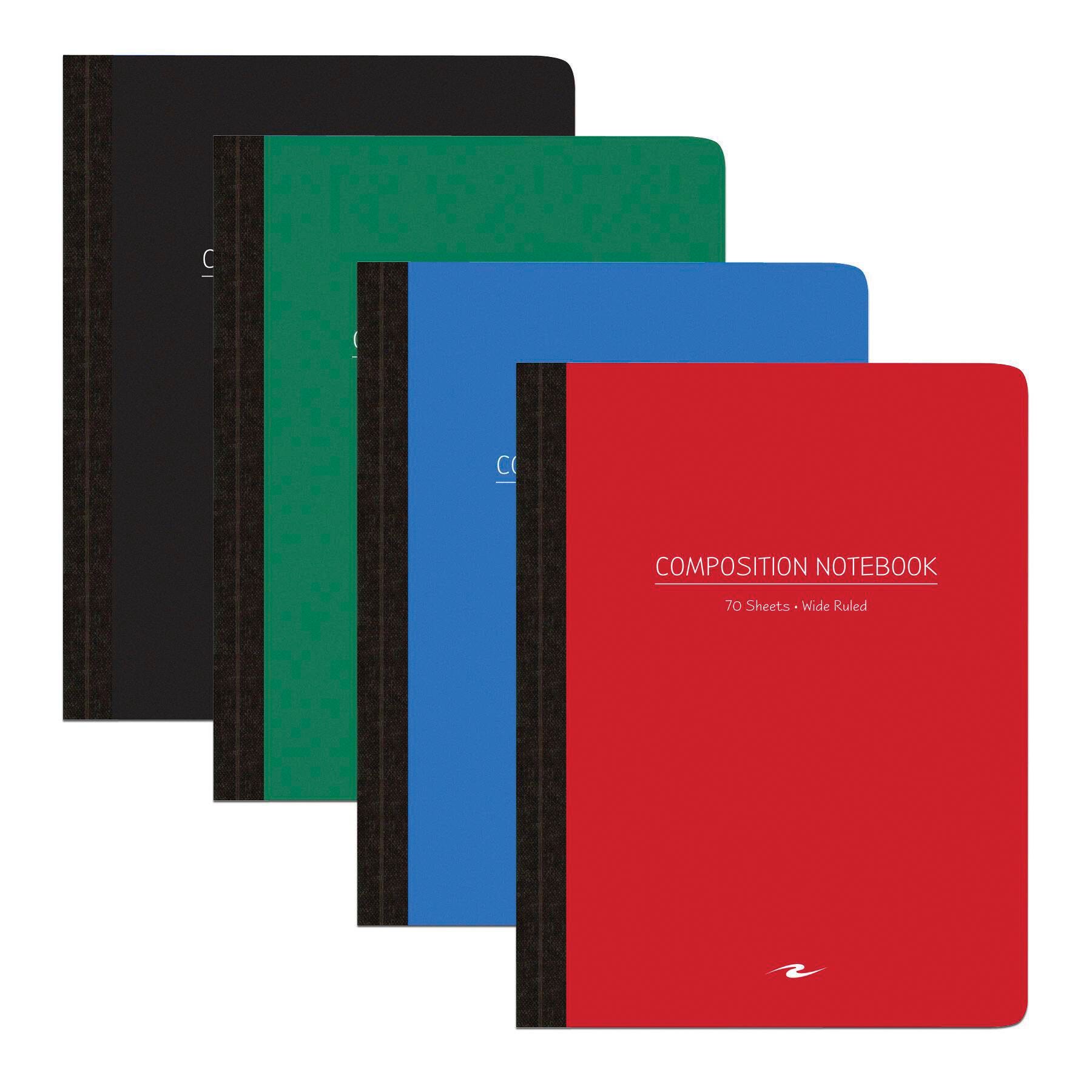 PAPER POLY COVER COMPOSITION BOOK 9.75X7.5 70 SHTS