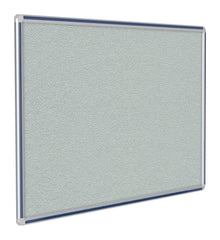 BULLETIN BOARD - GHENT - DECOAURORA VINYL BULLETIN BOARD - SATIN ALUMINUM FRAME - 3 H X 4 W FT - NAVY BLUE COLOR