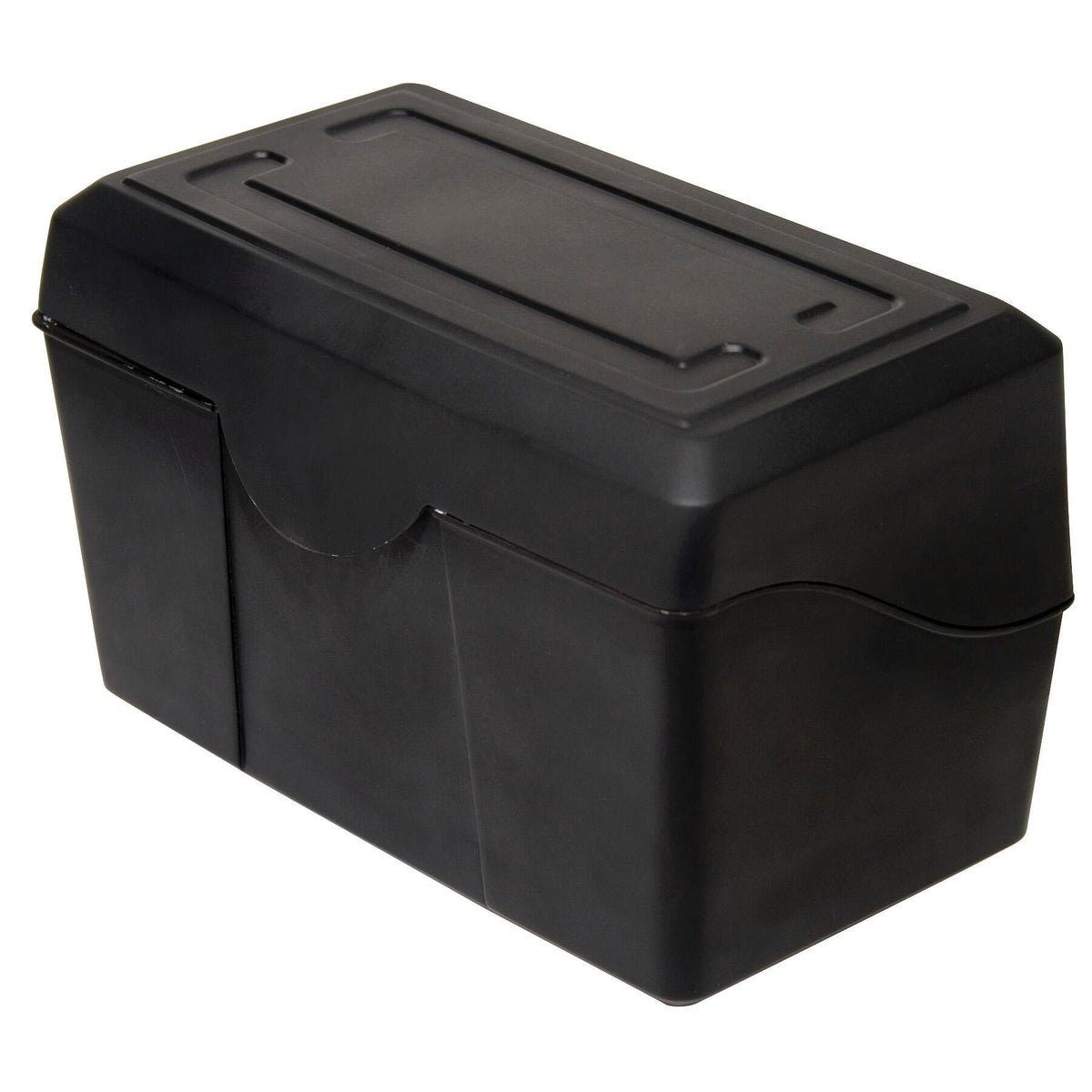 INDEX CARD HOLDER 4X6 IN BLACK