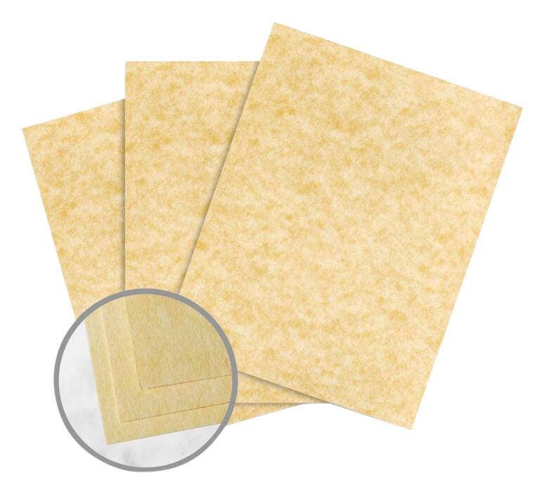 PAPER ASTROPARCHE ANCIENT GOLD 60 LB 8.5X11 IN CASE OF 8