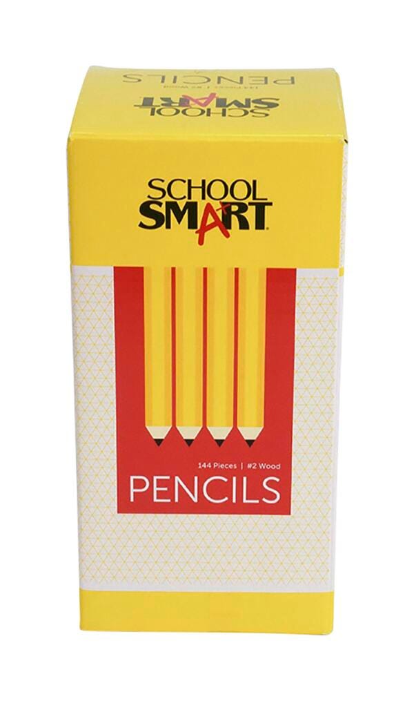 PENCIL  NUMBER 2 PACK OF 144 - SCHOOL SMART