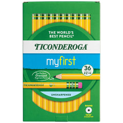 PENCIL MY 1ST WITH ERASER TICONDEROGA PACK OF 36