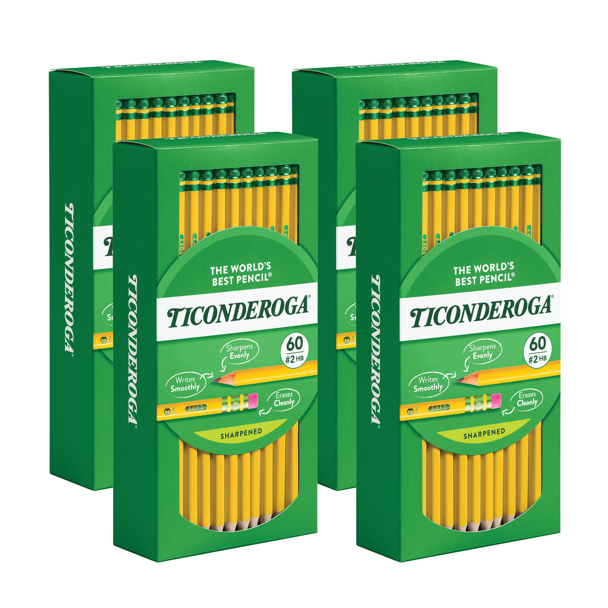 PENCIL PRESHARPENED TICONDEROGA NO2 PACK OF 240