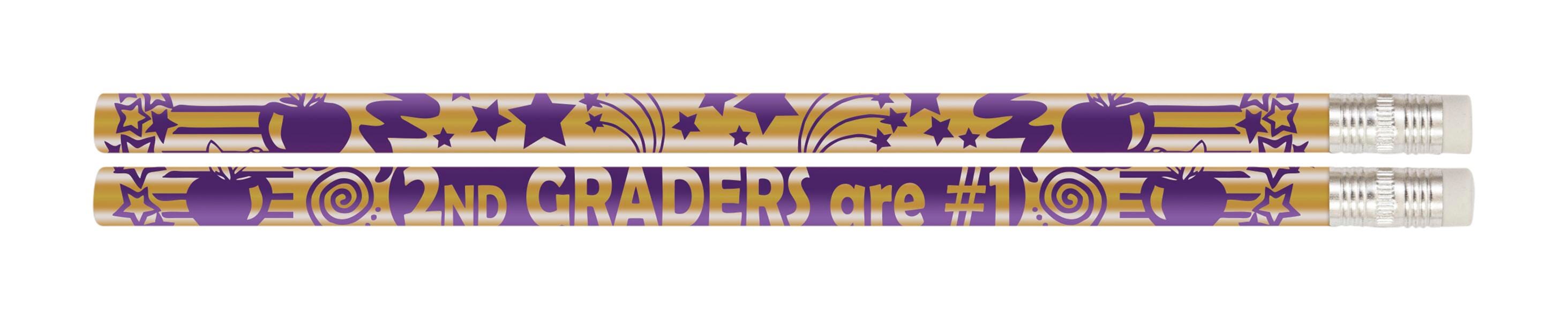 PENCILS AWARD 2ND GRADERS ARE NUMBER 1 PACK OF 12