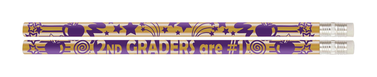 PENCILS AWARD 2ND GRADERS ARE NUMBER 1 PACK OF 12