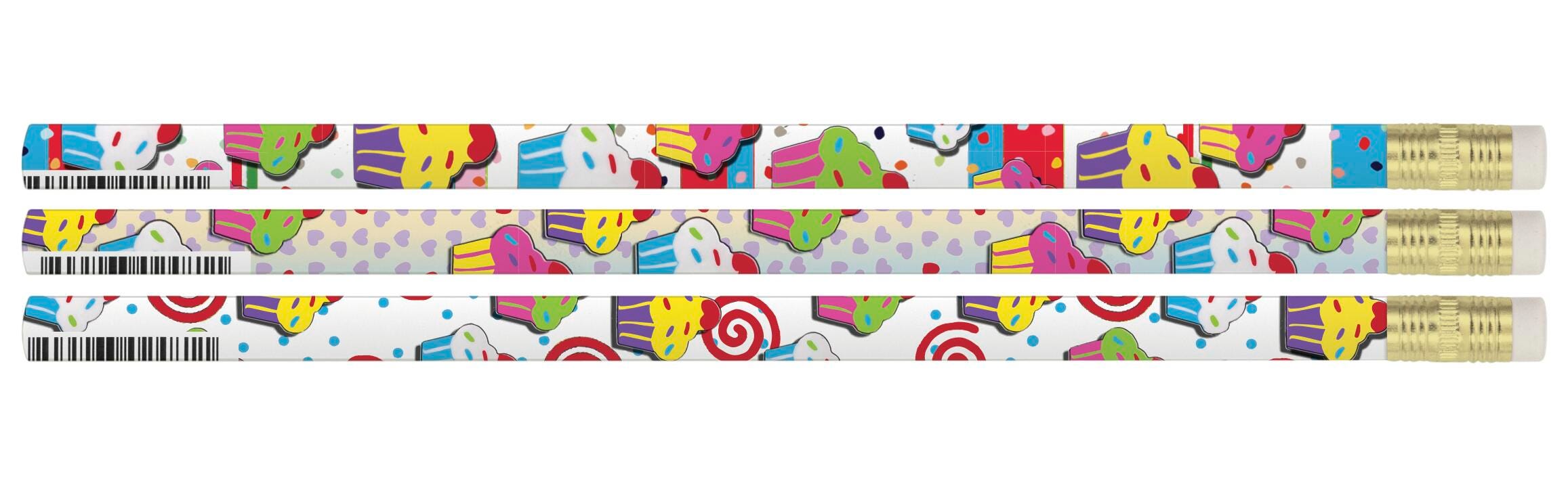 PENCILS AWARD CUPCAKE CRAZE PACK OF 12