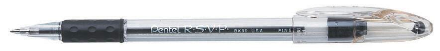 PEN BALLPOINT RSVP MEDIUM 1.0MM VIOLET PACK OF12