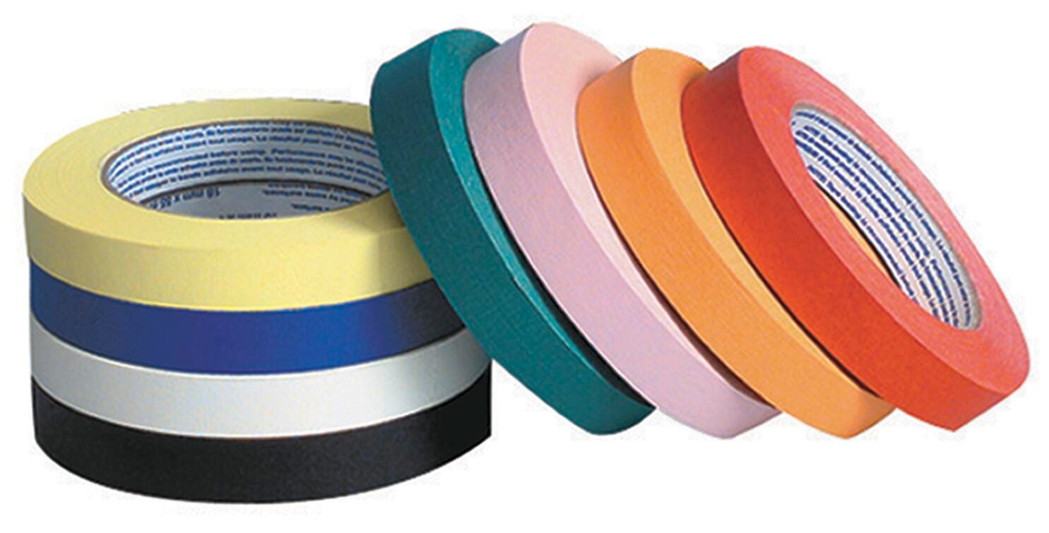 TAPE  MASKING ASSORTED COLOR SET OF 8