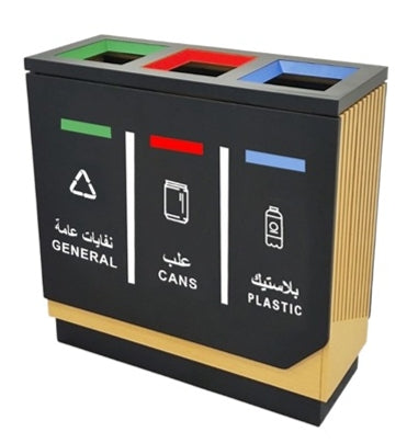 Recycle Bin Steel 3 top New Model