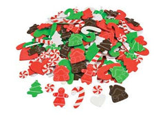 SCO FOAM CHRISTMAS SHAPES 200PCS -Min Qty 12